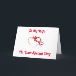 TO MY **WIFE** HAPPY BIRTHDAY WITH LOVE CARD<br><div class="desc">THANKS FOR STOPPING BY ONE OF MY EIGHT STORES!!!!!</div>