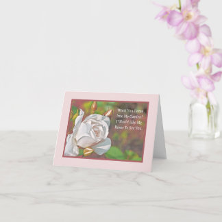 TO MY WIFE WHO'S BEAUTIFUL IN SO MANY WAYS /ROSE CARD