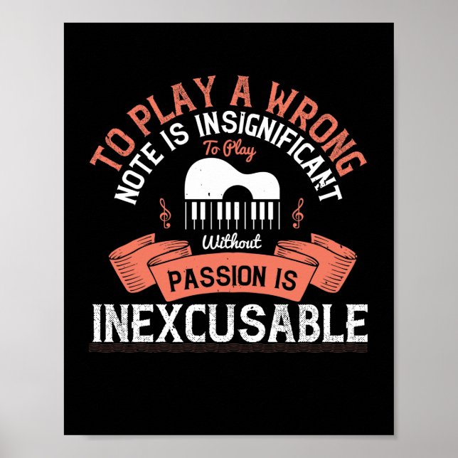 To Play A Wrong Note Is Insignificant Poster (Front)