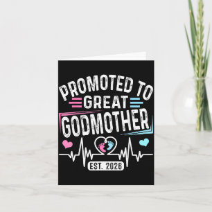 To Promoted Great Godmother Est Vintage Card