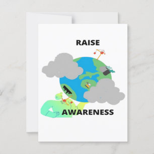 TO RAISE AWARENESS! POSTCARD