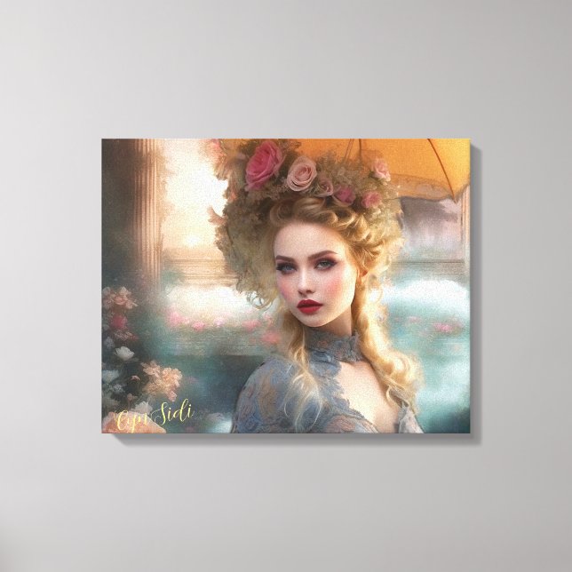 To See Through It All... Carry an Umbrella Canvas Print (Front)