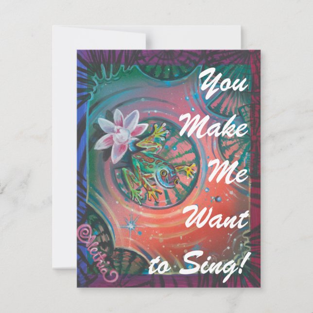 "...to Sing; ...to Shine" Thank You Encourage Card (Front)