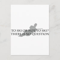 To Ski or Not To Ski (waterskiing)