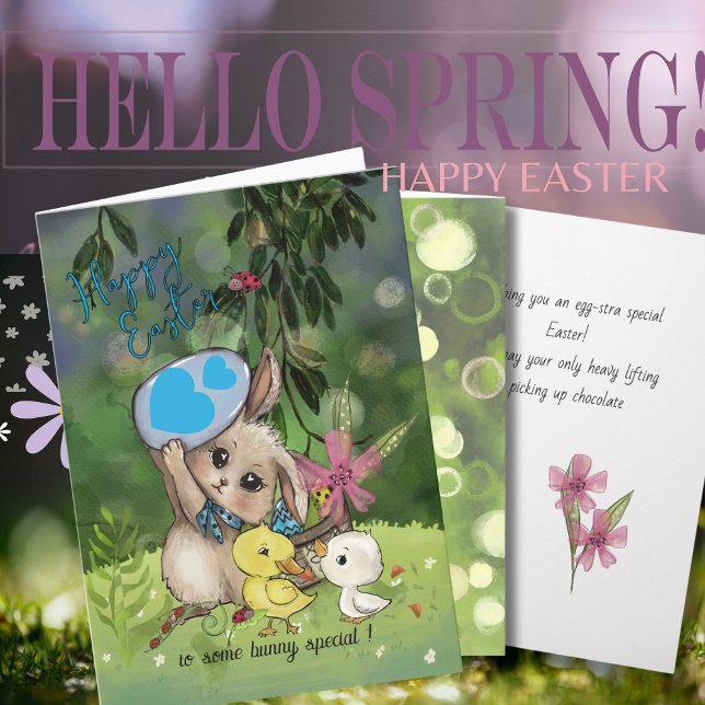 To Some Bunny Special-Fun Easter Bunny  Holiday Card (To Some Bunny Special-Fun Easter Bunny Holiday Card)