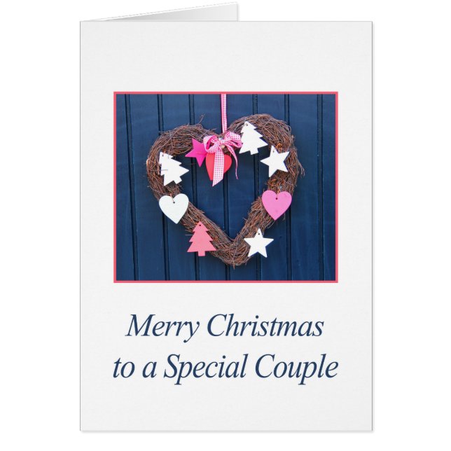To Special Couple  Merry Christmas card (Front)