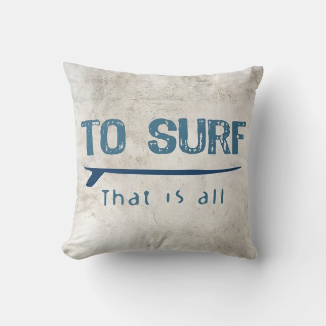 To Surf Cushion (Front)