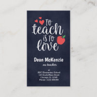To teach is to love