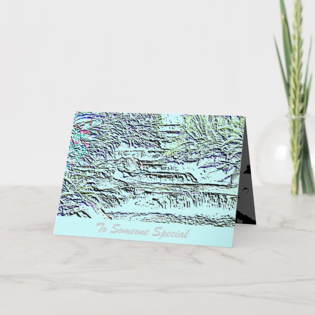 To that special someone Waterfall Greeting Card (Front)