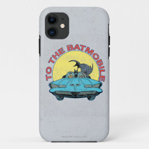 To The Batmobile - Distressed Icon Case-Mate iPhone Case