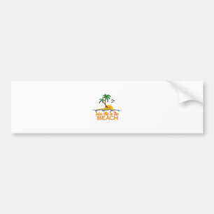 To The Beach Bumper Sticker