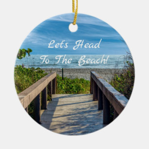 To The Beach Ceramic Tree Decoration