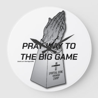 TO THE BIG GAME LARGE CLOCK