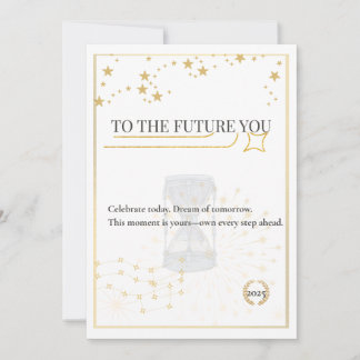 To the Future You – Elegant Graduation Card