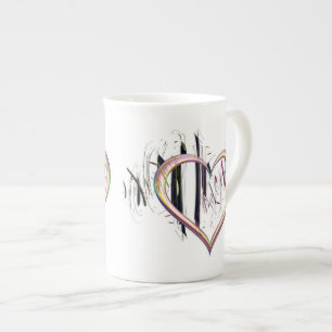 To the Heart Be True Bone China Mug