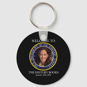 To The History Books Kamala Harris 2021 Usa V.p. Key Ring