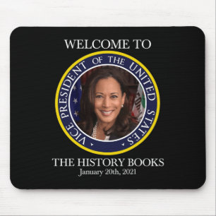 To The History Books Kamala Harris 2021 Usa V.p. Mouse Pad