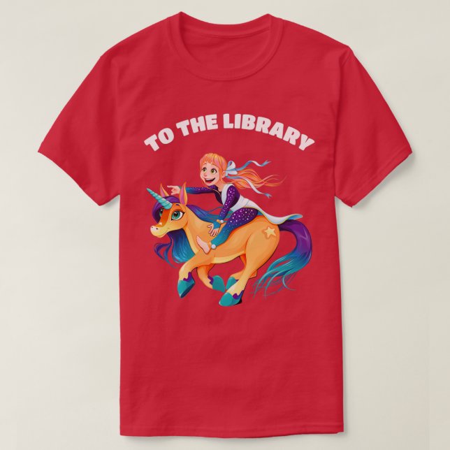 To The Library T-Shirt (Design Front)