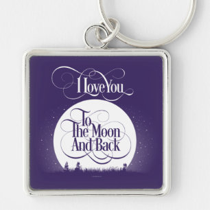 To The Moon And Back Key Ring