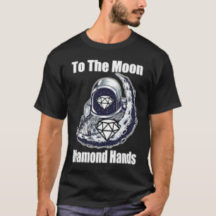 To The Moon Diamond Hand GME Stonk Stock T-Shirt
