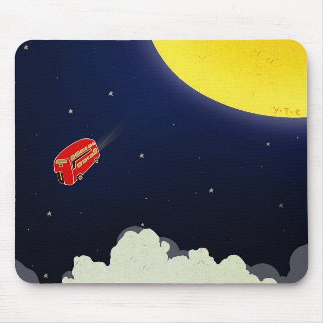 To the moon mouse pad (Front)