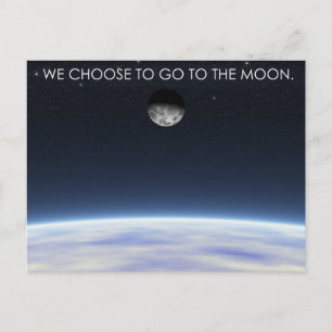To The Moon Postcard