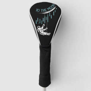 To The Moon, Trading,Trader And Shares Golf Head Cover