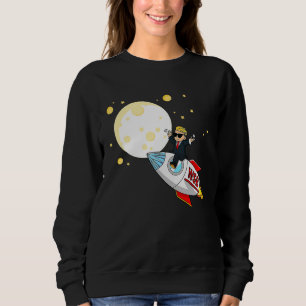 To The Moon Wallstreetbets Diamond Hands AMC Apes Sweatshirt