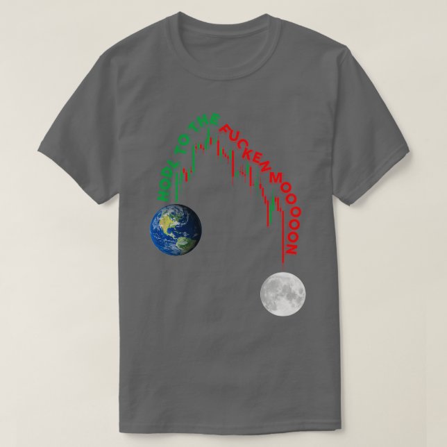 to the moon we hodl T-Shirt (Design Front)