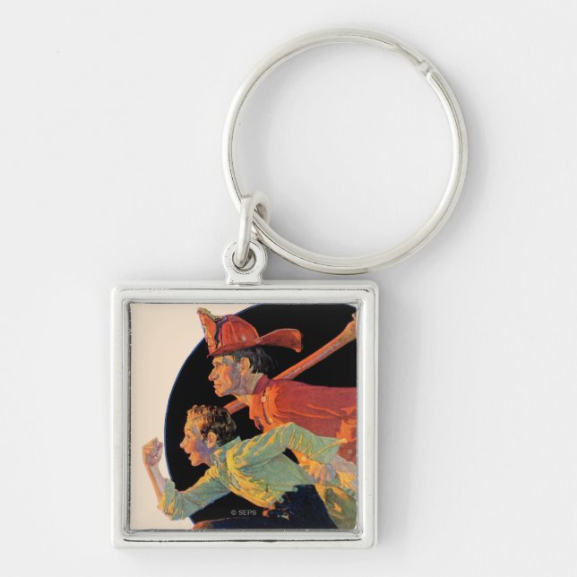 To the Rescue Key Ring (Front)