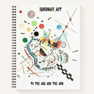 To the Sea and the Sun by Kandinsky Personalised Notebook