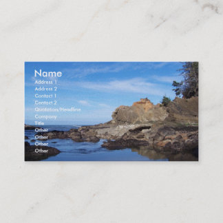 To the sea business card