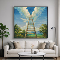 To the Skies - Surreal illustration Style Art