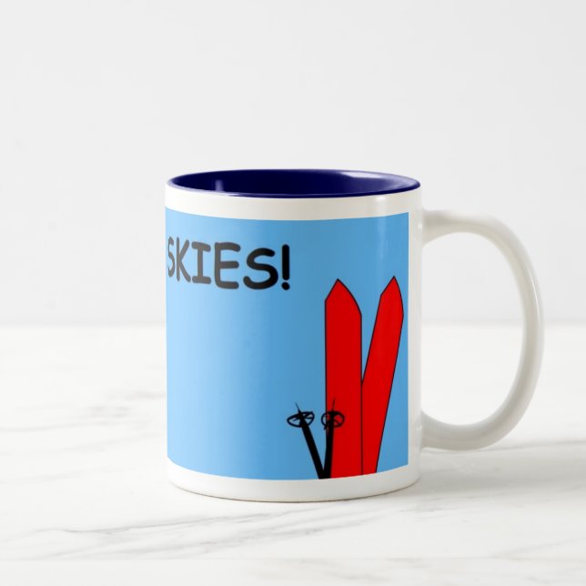 To the skies! Two-Tone coffee mug (Right)