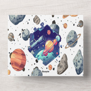 To the Stars and Beyond Galaxy Greeting Card