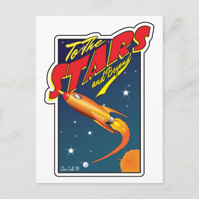 To The Stars Postcard (Front)