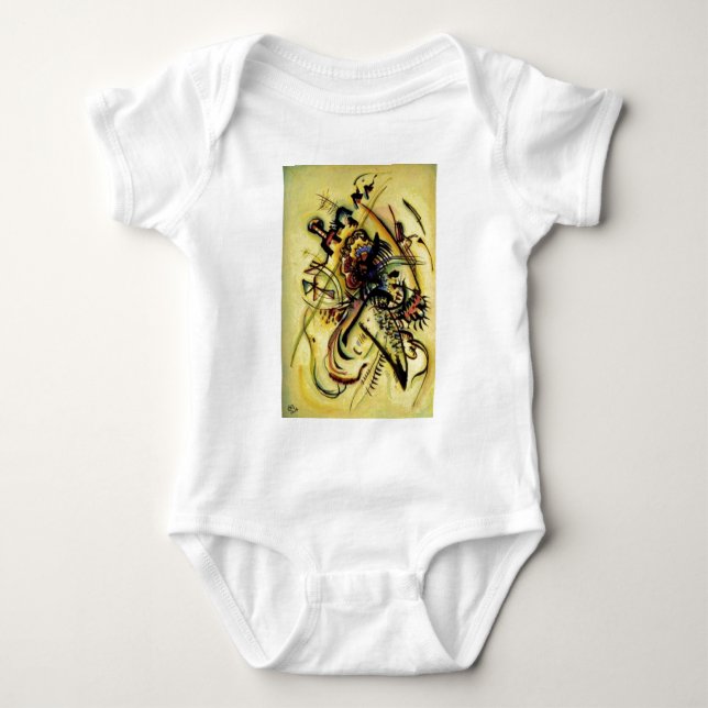 To the Unknown Voice by Kandinsky Baby Bodysuit (Front)