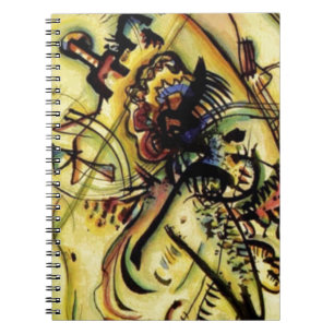 To the Unknown Voice by Kandinsky Spiral Notebook