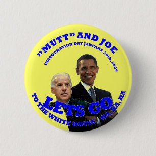 to the white house 6 cm round badge