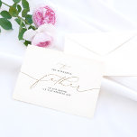 To The Wonderful Father Of The Groom Wedding Day<br><div class="desc">Elegant script calligraphy wedding day card - TO THE WONDERFUL FATHER OF THE GROOM ON OUR WEDDING DAY</div>