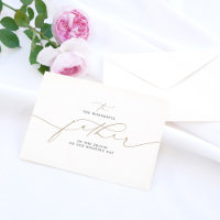 To The Wonderful Father Of The Groom Wedding Day