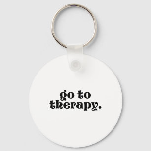 To Therapy Fun Mental Health Issue 1  Key Ring