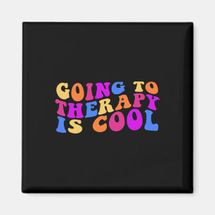 To Therapy Is Cool Mental Health Suicide Awareness Magnet