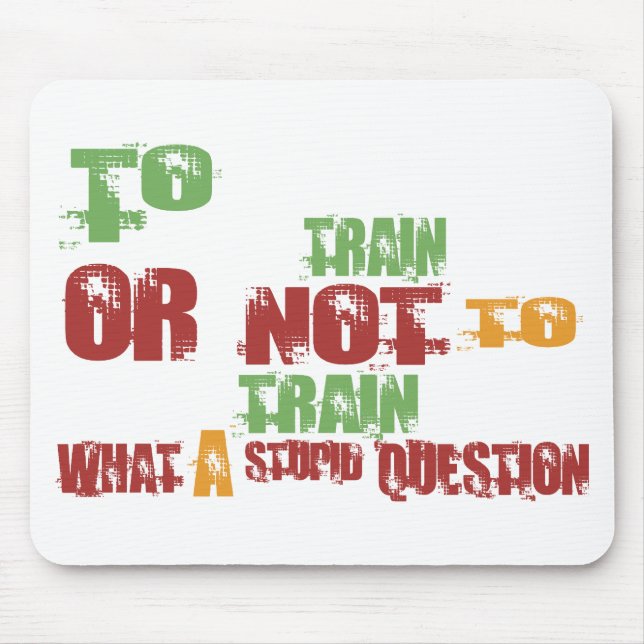To Train Mouse Pad (Front)