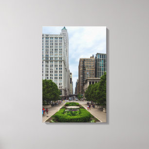 To Washington Street Canvas Print