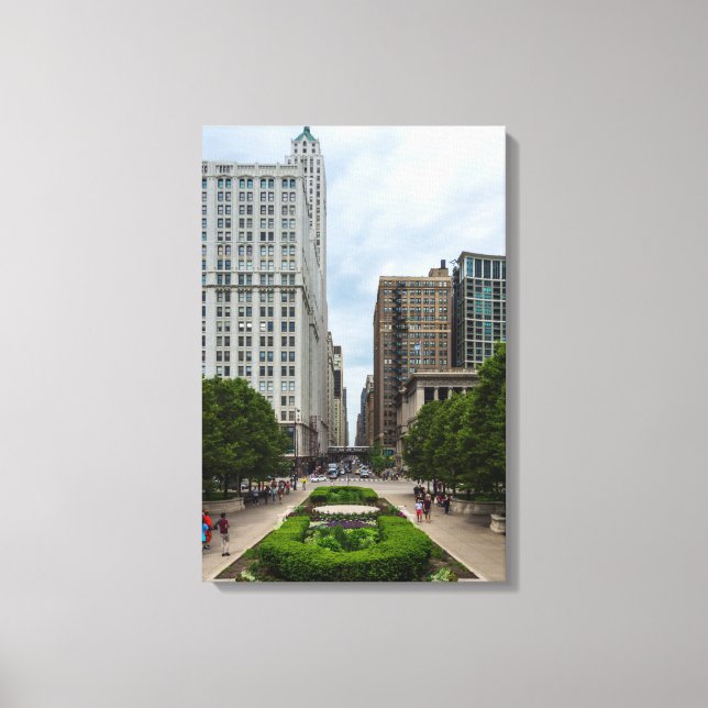To Washington Street Canvas Print (Front)