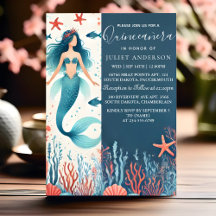To Water Ocean Fish Life Under The Sea Quinceanera