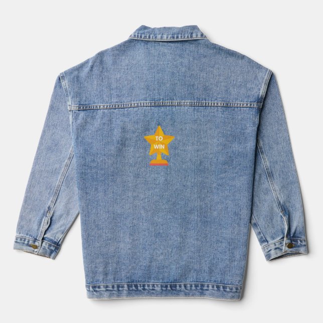 To Win  Denim Jacket (Back)