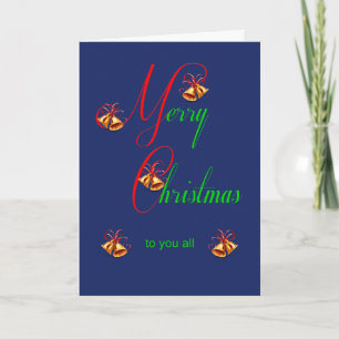 To You All Christmas Scrolls Holiday Card