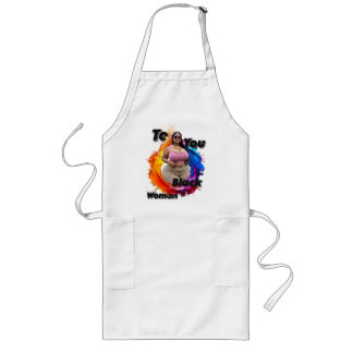 To You Black Woman Long Apron